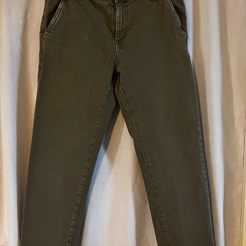 Michael Kors Collection Olive Skinny Jeans